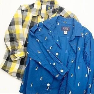 Toddler boys long sleeved shirts